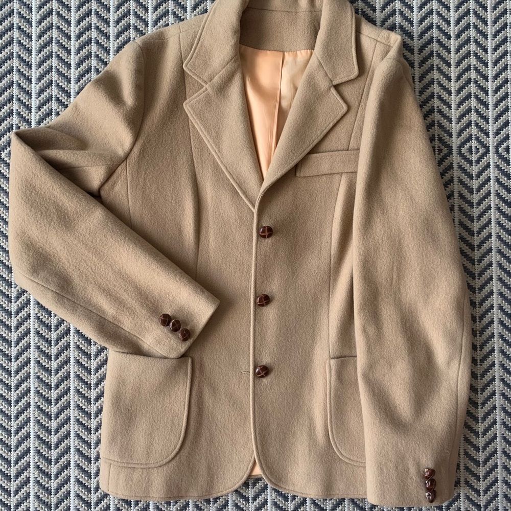Vintage Wool Riding Coat - Picture 4 of 7